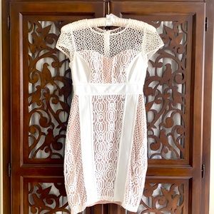 Winter white sheath dress